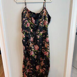 Reformation Frankie Silk Dress